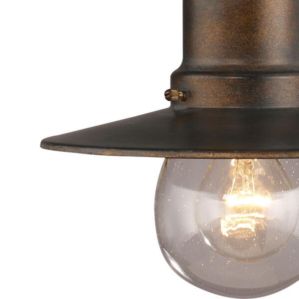 Maritime 1-Light Outdoor Pendant In Hazelnut Bronze